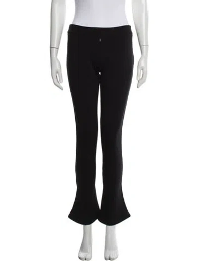 Pre-owned Balmain Straight Leg Pants In Black