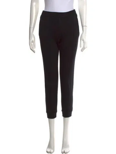Pre-owned Balmain Straight Leg Pants In Black