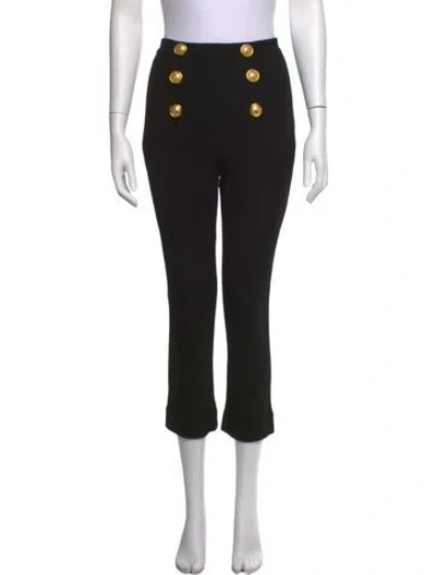 Pre-owned Balmain Straight Leg Pants In Multi