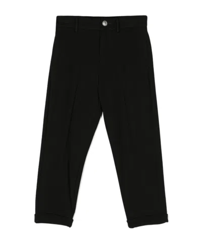 Balmain Kids' Straight-leg Suit Trousers In Black