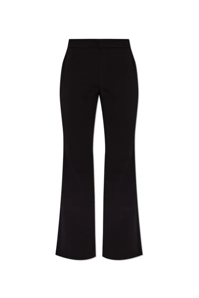 Balmain Straight Leg Tailored Pants In Black