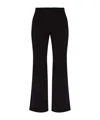 Balmain Straight Leg Tailored Pants In Black