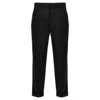 Balmain Embroidered Crepe Straight-leg Tailored Trousers In Black