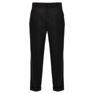 BALMAIN BALMAIN STRAIGHT LEG TAILORED WOOL TROUSERS