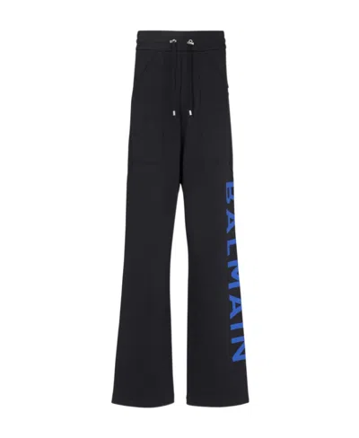 Balmain Straight-leg Track Pants In Black