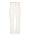 Balmain Straight-leg Trousers In White