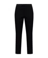 Balmain Straight-leg Wool Cropped Trousers In Black