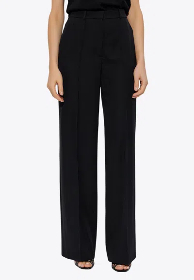 BALMAIN STRAIGHT-LEG WOOL PANTS