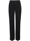 Balmain Wool Trousers With Front Pleats And Wide Leg