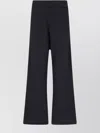 Balmain Straight Trousers With Drawstring And Pockets In Black