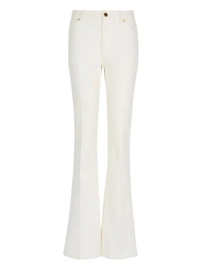 Balmain Straight-leg Denim Jeans In White