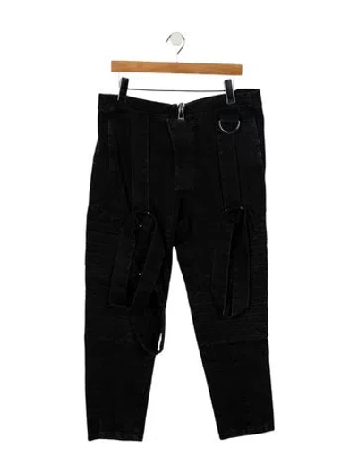 Pre-owned Balmain Straight-leg Jeans W/ Tags In Gray