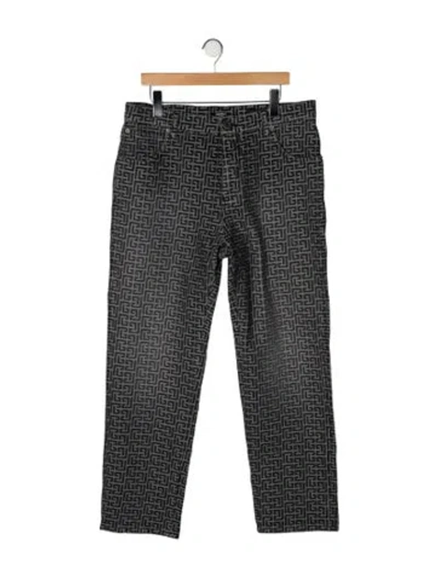 Pre-owned Balmain Straight-leg Jeans W/ Tags In Multi