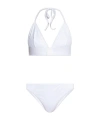 Balmain Logo Patch Bikini In White