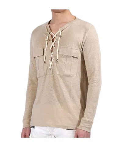 Balmain Strap T-shirt In Neutral
