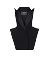 Balmain Wool Blazer Mini Dress In Black