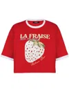 Balmain Short T-shirt In Red