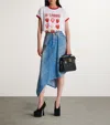Balmain Maxi Monogram Graphic Print T-shirt In White