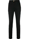 Balmain Tapered Tailored Trousers In Black