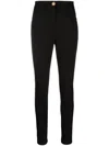 Balmain Tapered Tailored Trousers In Black