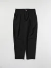 Balmain Stretch Wool Pants In Black