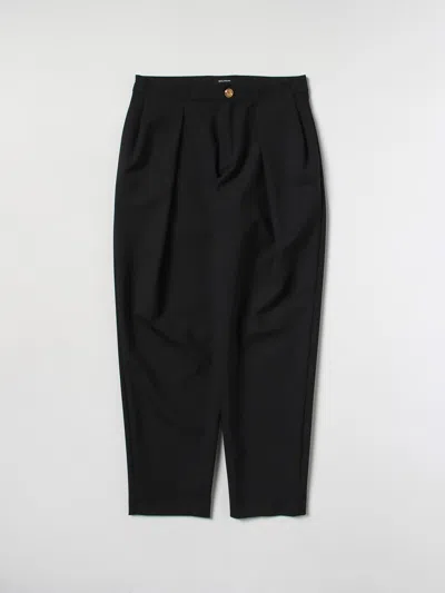 Balmain Kids' Stretch Wool Pants In Black
