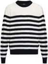 Balmain Classic Crew Neck Sweatshirt In White