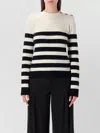 Balmain Striped Knit Cardigan Long Sleeves Buttons In Multi