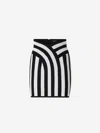 Balmain Logo Skirt In V-neckline Waist