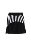 Balmain Striped Pattern Skirt