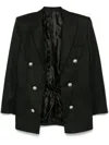 Balmain Button-embellished Wool Blazer