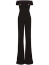 BALMAIN STUNNING BLACK JUMPSUIT WITH JEWEL ACCENTS FOR WOMEN