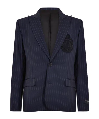 Balmain Stylish And Versatile Blazer In Blue