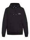 Balmain Classic Black Hoodie With Kangaroo Pocket In Black