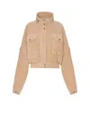 Balmain Suede Multi-pocket Utility Jacket In Brown