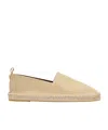 Balmain Suede Logo Espadrilles In Neutral