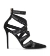 Balmain Couture 95 Ribbon Pumps In Black