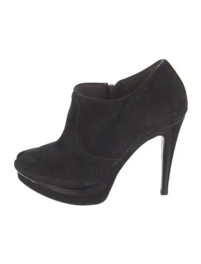Pre-owned Balmain Suede Pumps In Black