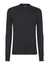 Balmain Classic Crew Neck Sw In Black