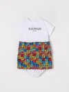 Balmain Suit  Kids Color Multicolor In Multicolor