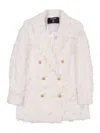 Balmain Suit Jacket In Brown