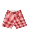 Balmain Suit Shorts In Red