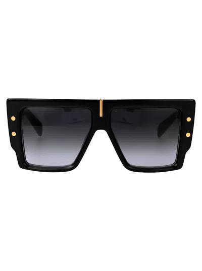 Balmain Sunglasses In 144a-blk-gld