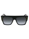 Balmain Sunglasses In Black Gold W/ Dark Grey