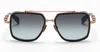 Balmain Color-rimmed Sunglasses In Black, Rose Gold