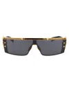 Balmain Unisex Bps-127a145 145mm Sunglasses In Gold