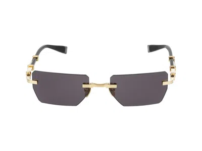 Balmain Sunglasses  Bps-150e-53_pierre Gld - Blk 53/19/140 In Gold