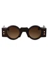 Balmain Eyewear In Brn - Gld