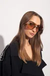 Balmain Sunglasses With Logo In Gold