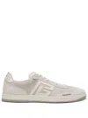 Balmain Swan Logo-print Trainers In White